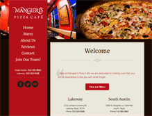 Tablet Screenshot of mangieris.com